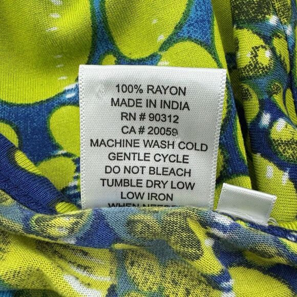 Parsley & Sage Dress Womens Medium Multicolor Bubble Print Art Boho Short Sleeve - Picture 6 of 9